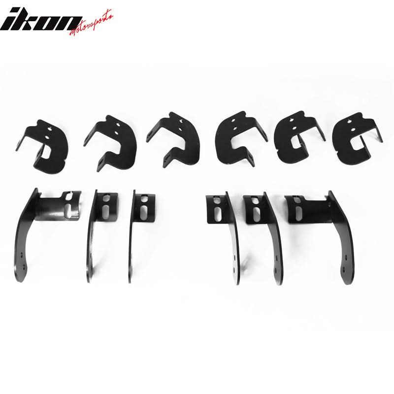 2015-2022 Ford F-150 SuperCrew Cab BCT Black Running Boards Side Step