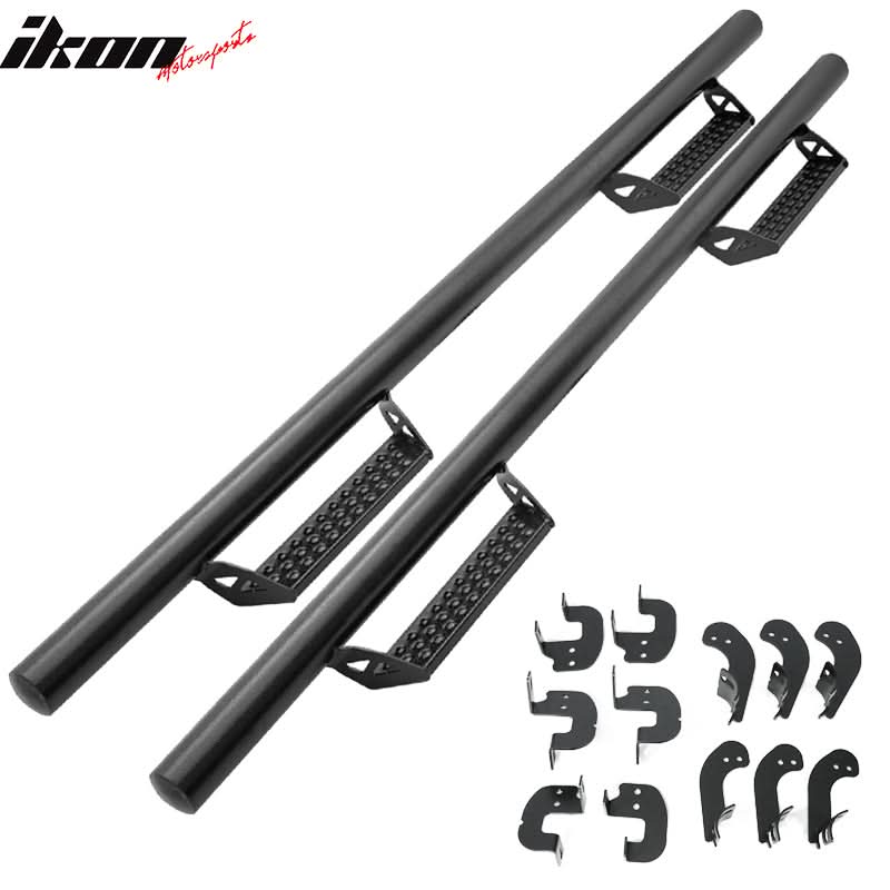 2017-2023 Ford F-250 Superduty SuperCrew Cab BCT Black Running Boards