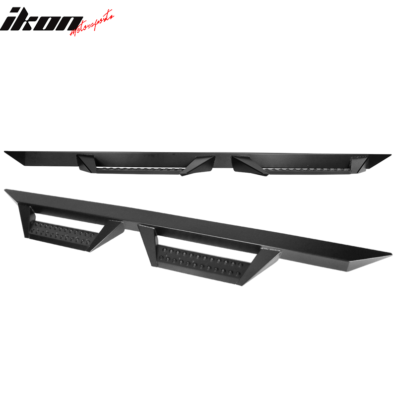 2015-2022 Ford F-150 SuperCrew Cab BZ Black Running Boards Side Steps