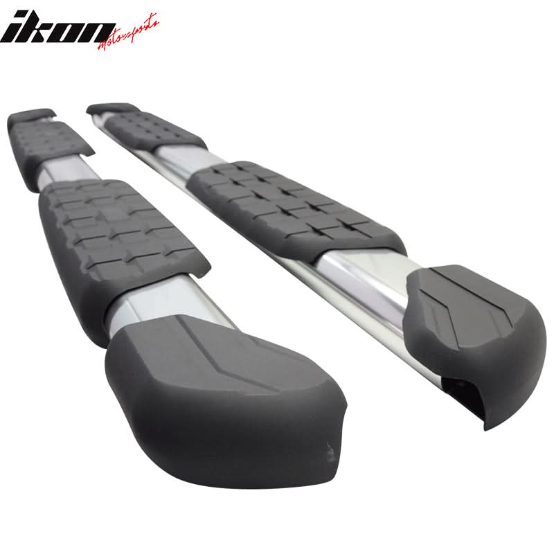 2007-2021 Toyota Tundra Double Cab OE Silver Running Boards Aluminum
