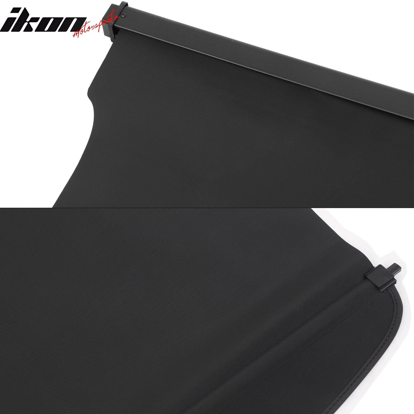 2020-2025 Ford Escape Black Retractable Rear Trunk Cargo Cover Canvas
