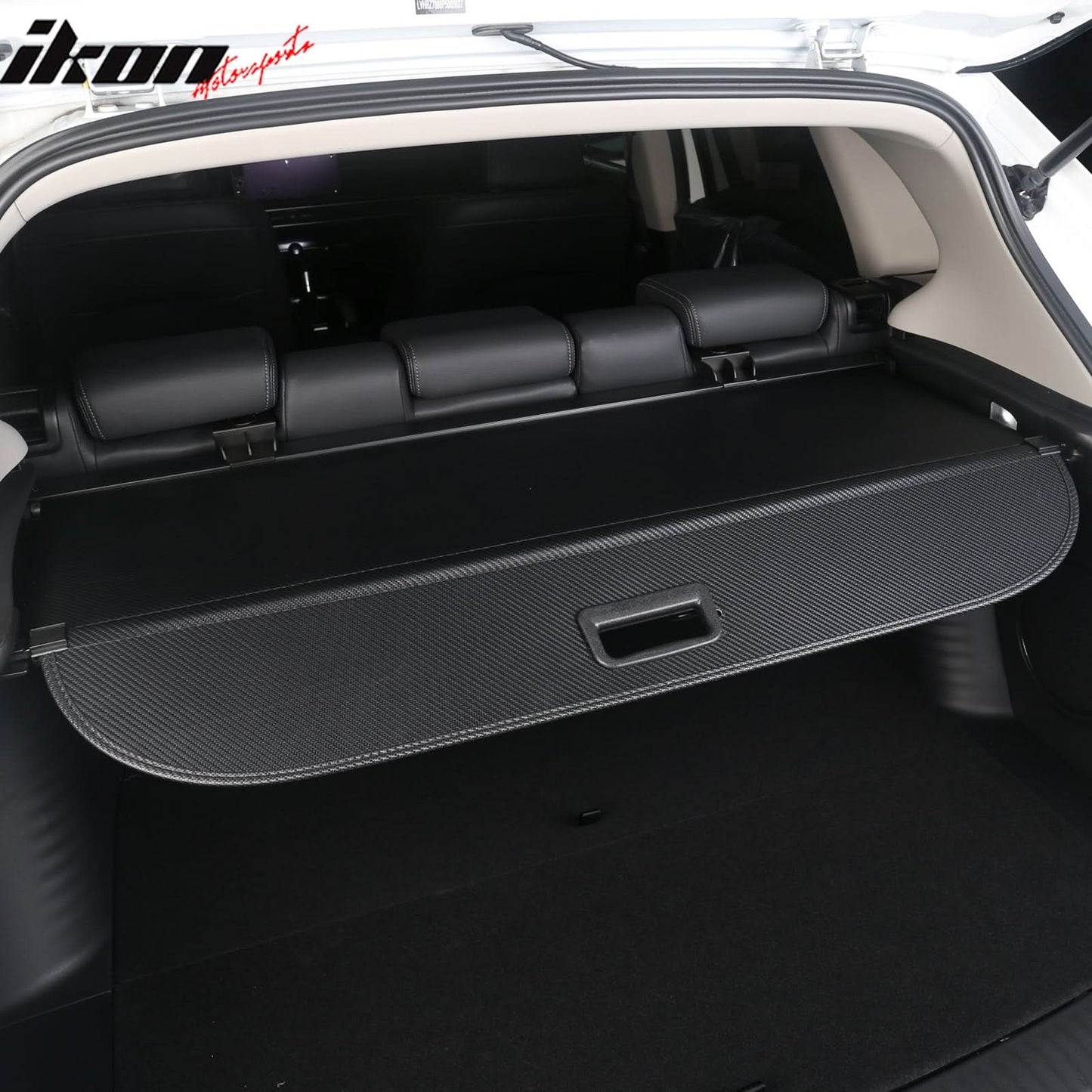 2023-2024 Honda HR-V Carbon Fiber Print Retractable Trunk Cargo Cover