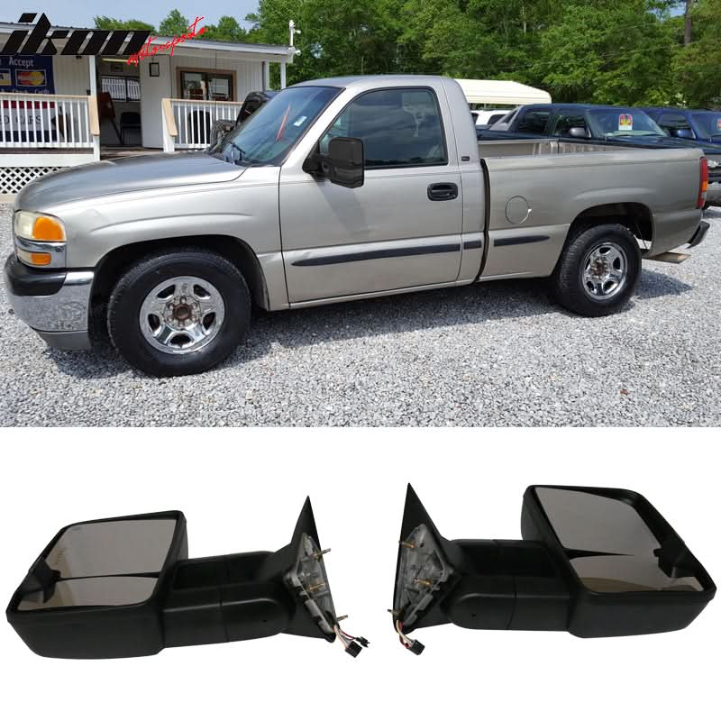 1999-2002 Silverado Tow Mirrors Power Heated Signal Arrow Lamp 2PC