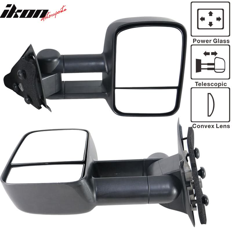 1997-2004Â Ford F150/250 Side Towing Tow Mirrors Power Non-Heated Pair