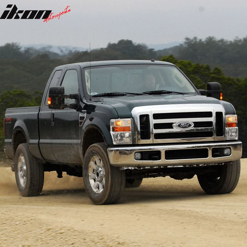 2008-2015Â F250 Towing Tow Mirrors Power Heated Signal Arrow Light