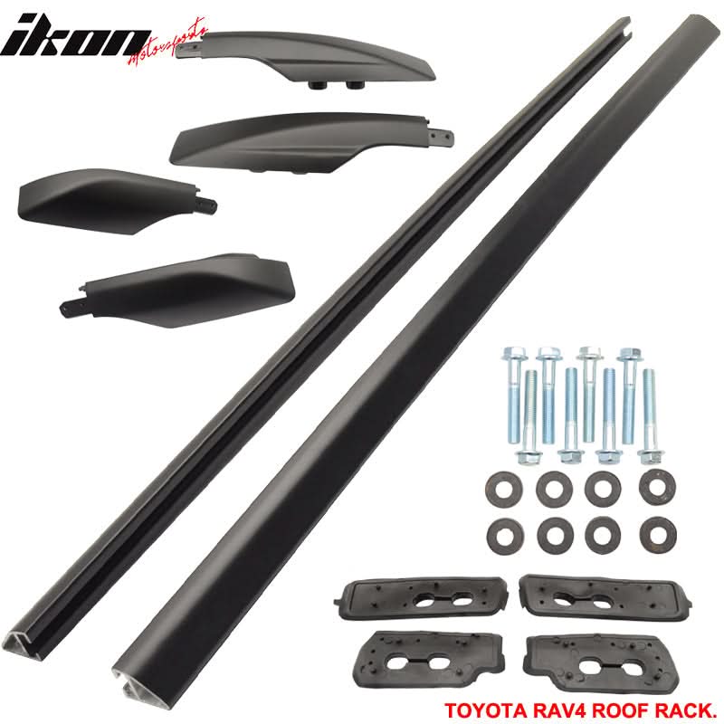 2006-2012 Toyota RAV-4 OE Style Black Roof Rack Cross Bar Aluminum