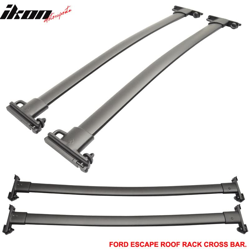 2008-2012 Ford Escape OE Style Black Roof Racks Cross Bars Aluminum