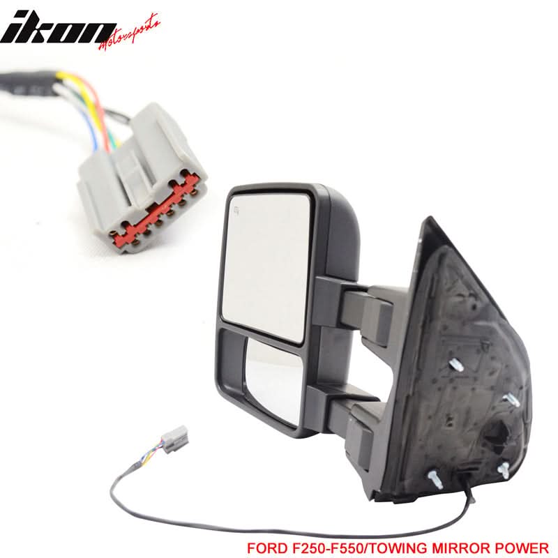 2003-2007Â Ford F250 Side View Tow Mirrors Ext Power Heated Turn Light