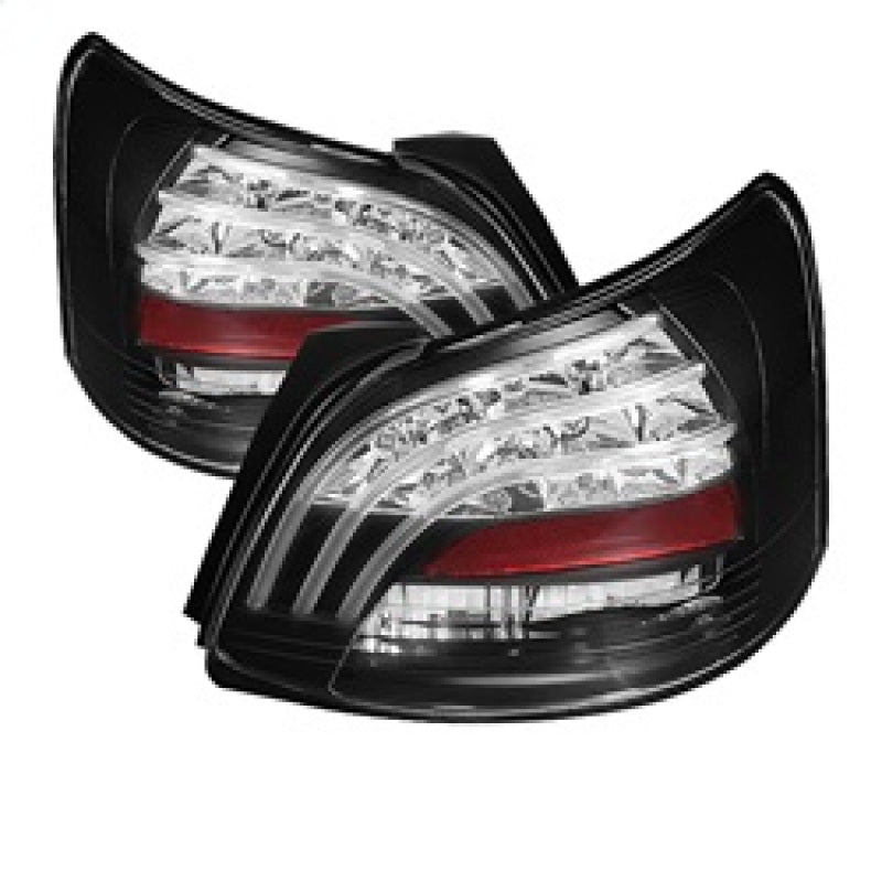 Spyder Toyota Yaris 07-09 4Dr LED Tail Lights Blk ALT-YD-TYA074D-LED-BK