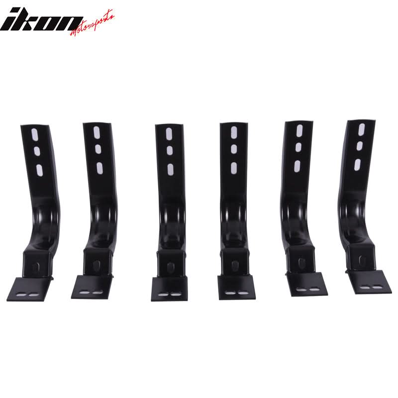 2004-2014 Nissan Titan Black Running Board Step Bar Bracket Aluminum