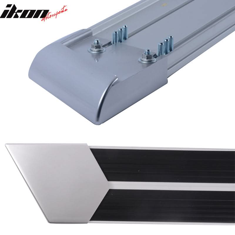 2004-2014 Ford F-150 Black Chrome Running Board Bracket Aluminum