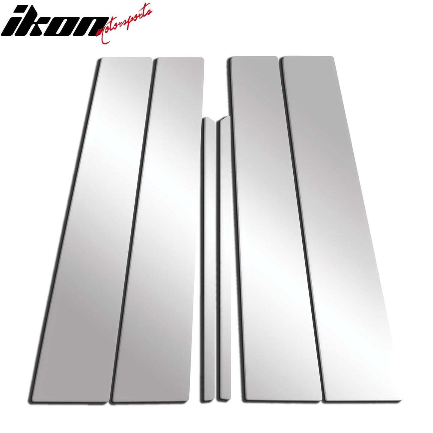1999-2004 Cadillac Seville Mirror Finish Pillar Posts Stainless Steel