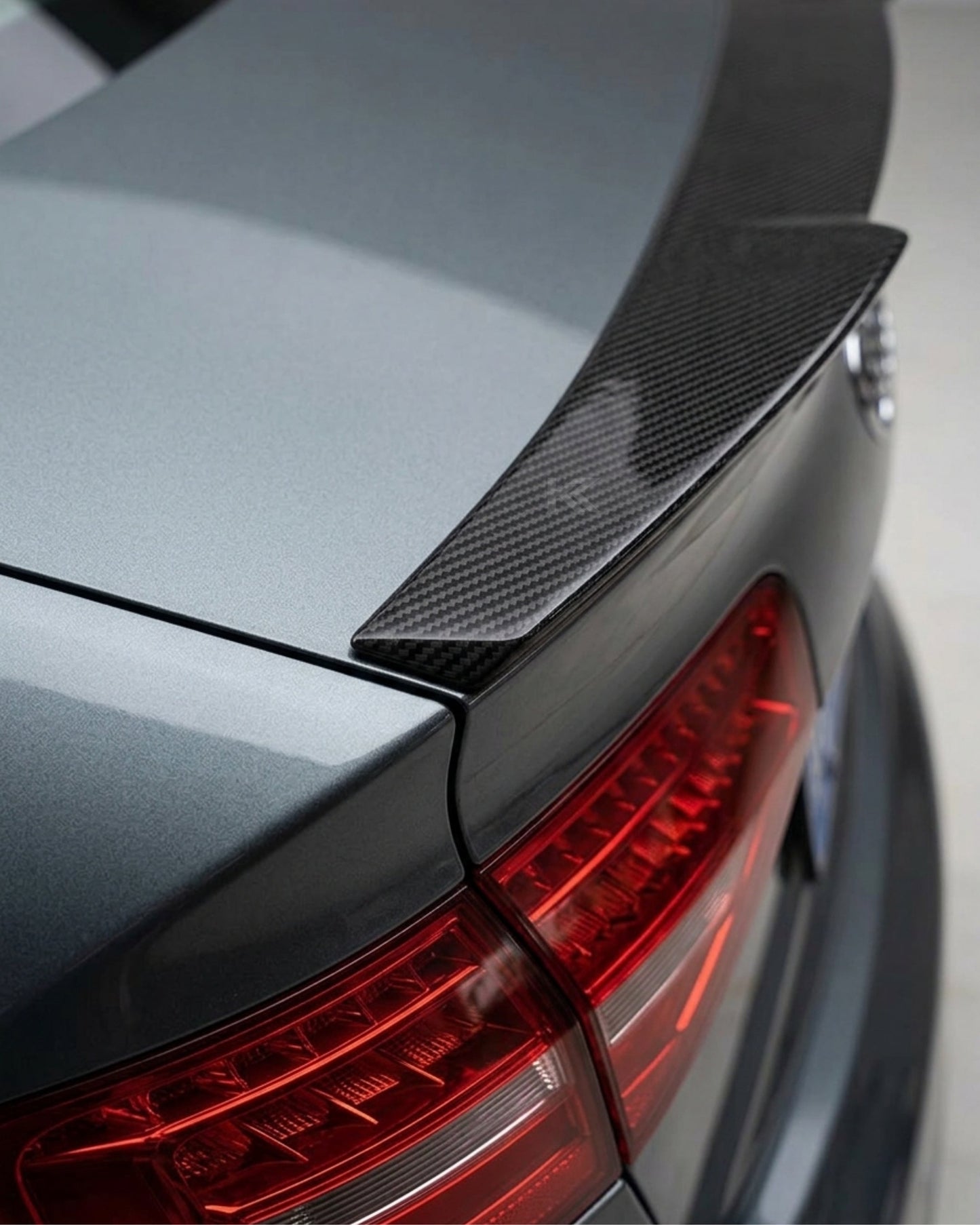 2013–2016 Audi A4 S-Line / S4 B8.5 Sedan Rear Trunk Lip Spoiler Wing – Carbon Fiber