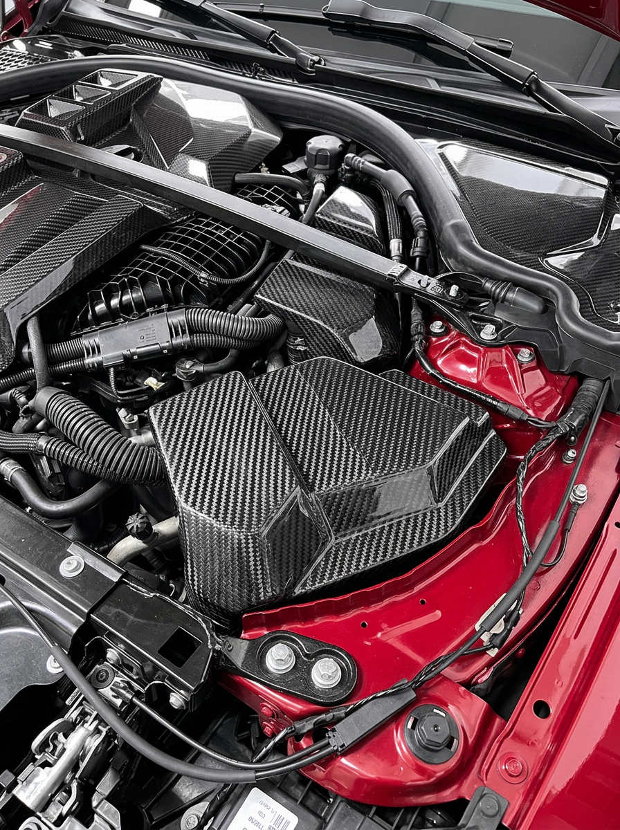 BMW 3/4 Series G80/G81/G82/G83/G87 Carbon Fiber ECU Cover (2021+)