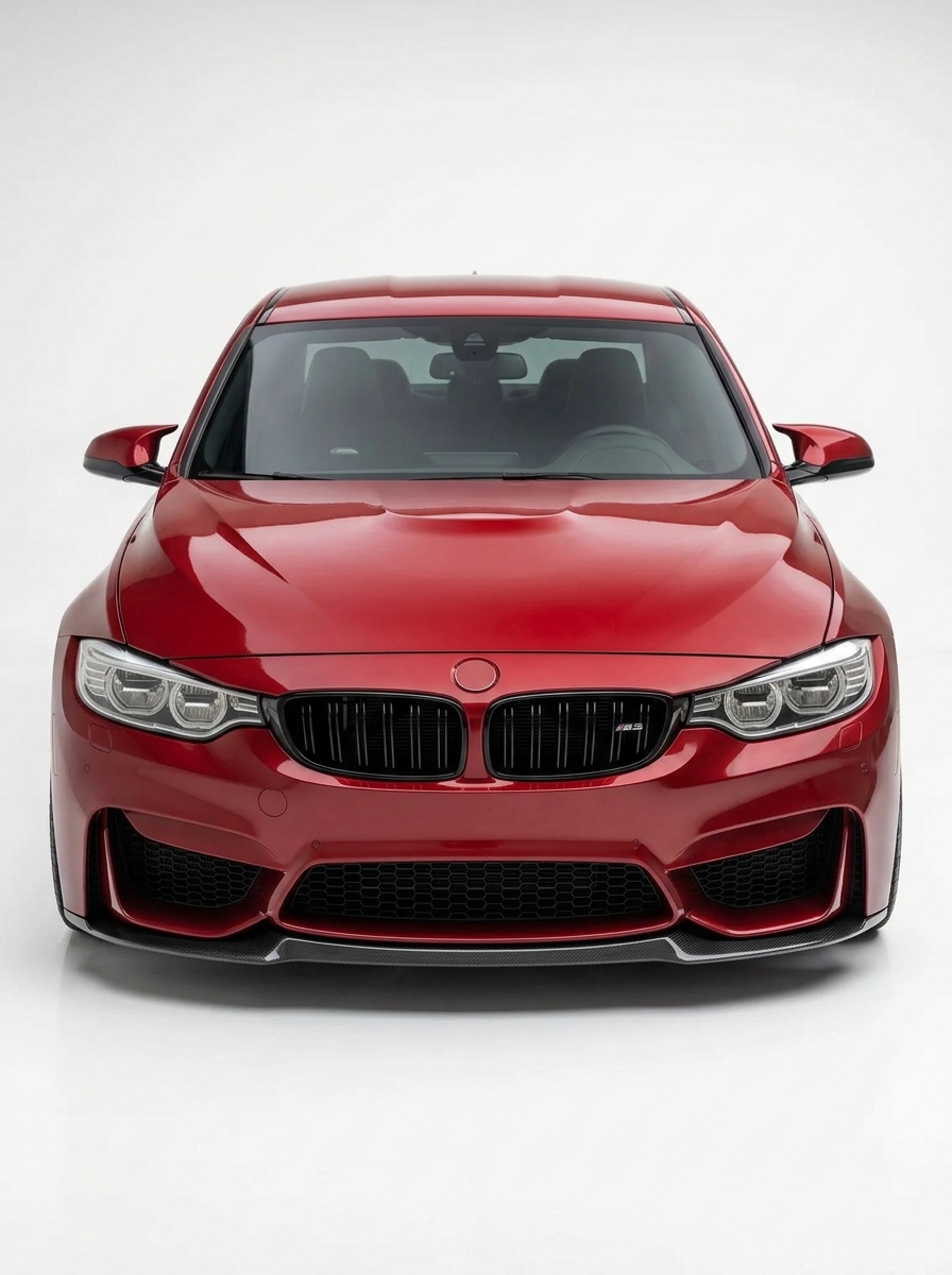 BMW 3 Series F80 M3 F82 F83 M4 CS Style Carbon Fiber Front Lip (2015 - 2019)