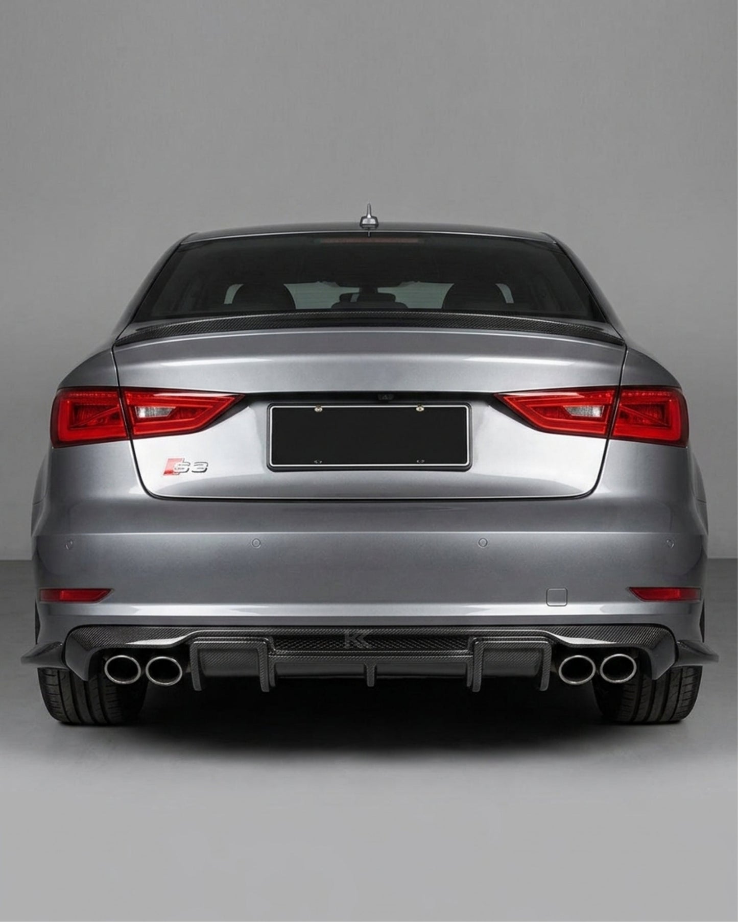 2015–2016 Audi S3 8V Sedan RS Style Rear Bumper Diffuser – Carbon Fiber