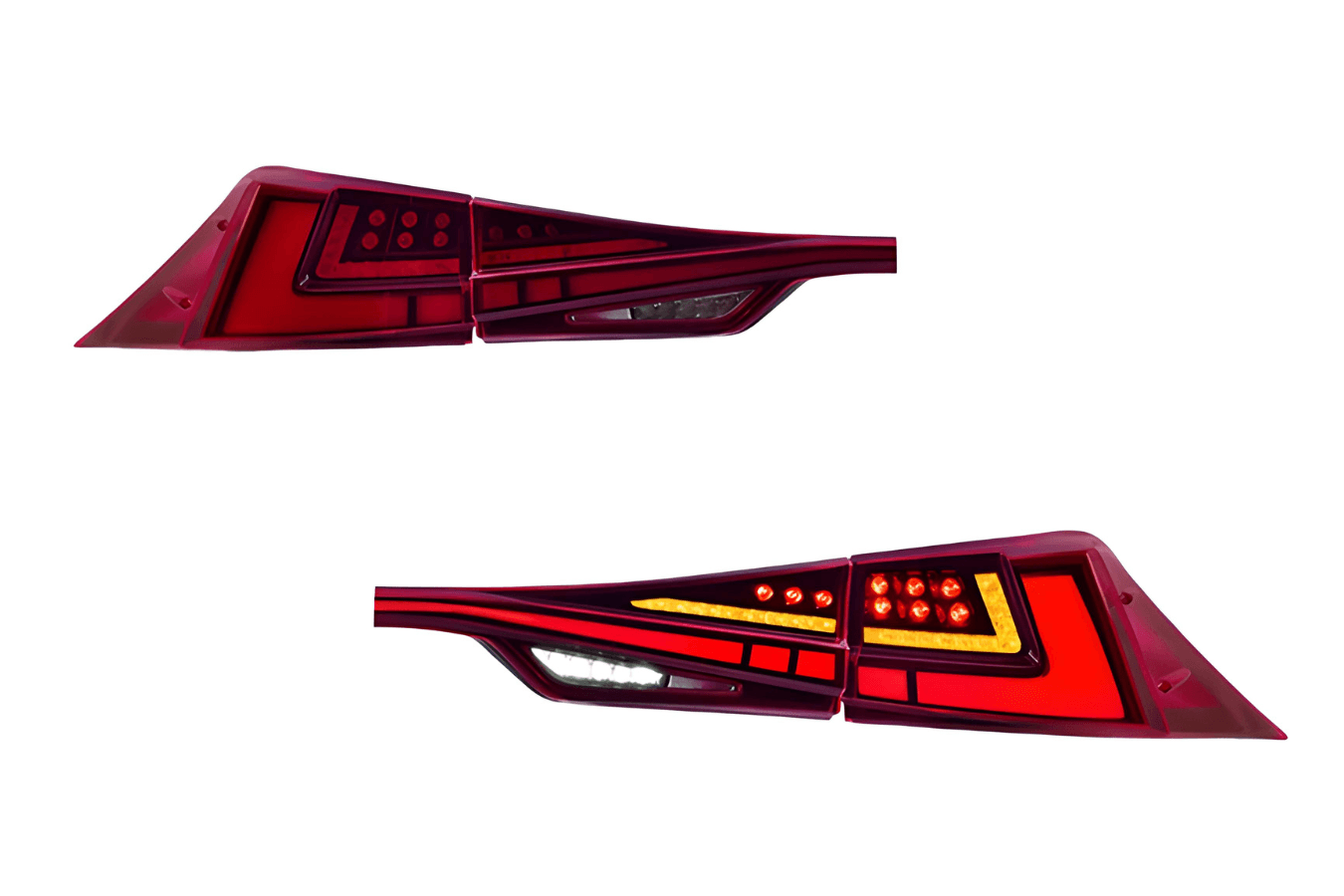 Lexus IS 300h Modern Tail Light Upgrade (RGB Color Changing) LED Tail Lights (2014-2020)