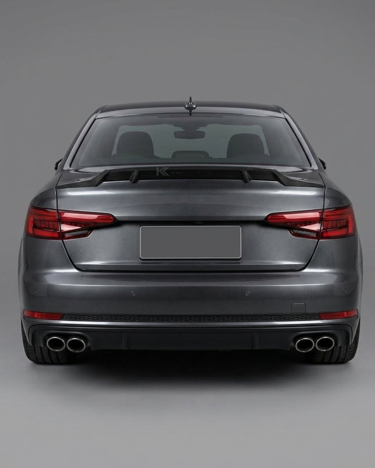 2017–2019 Audi A4 / A4 S-Line / S4 B9 Sedan R Style Ducktail Trunk Spoiler – Carbon Fiber