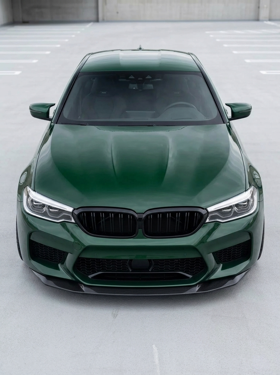BMW 5 Series F90 M5 GTS Style Carbon Fiber Front Lip Splitter (2019 +)