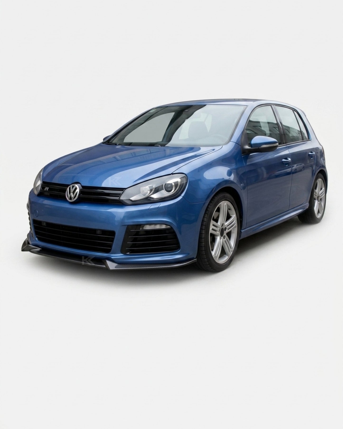 2010–2013 Volkswagen Golf R MK6 R20 Style 3-Piece Front Splitter Kit – Carbon Fiber