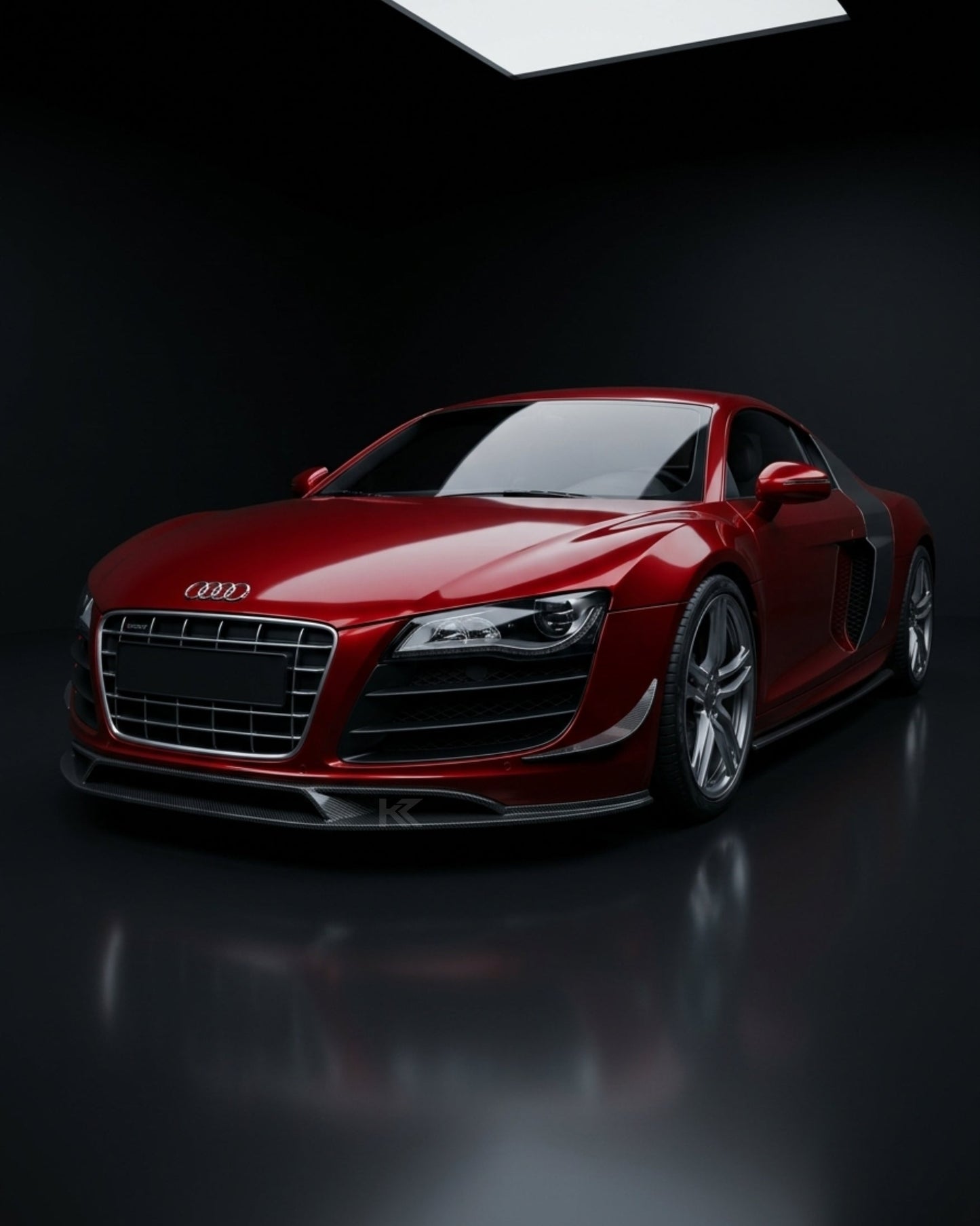 2008–2015 Audi R8 V8 / V10 Coupe Type 42 Front Lip Spoiler – Carbon Fiber