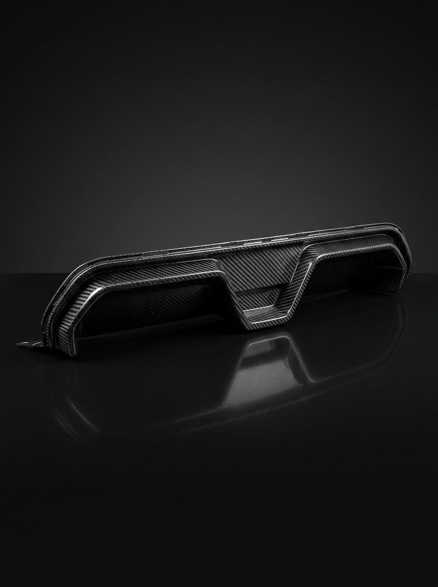 BMW 5 Series F90 M5 CS Style Carbon Fiber Rear Diffuser (2020+)