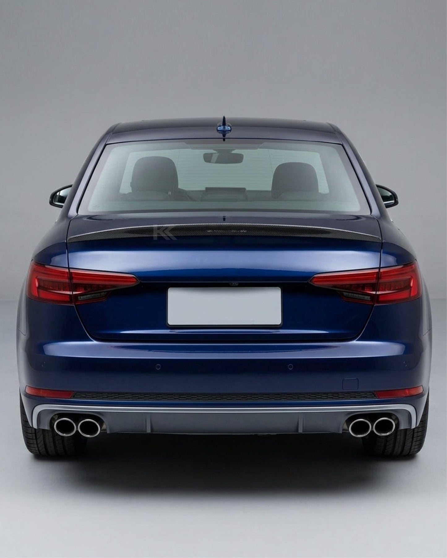2017–2023 Audi A4 S-Line / S4 B9 Sedan Single Deck Rear Trunk Spoiler – Carbon Fiber