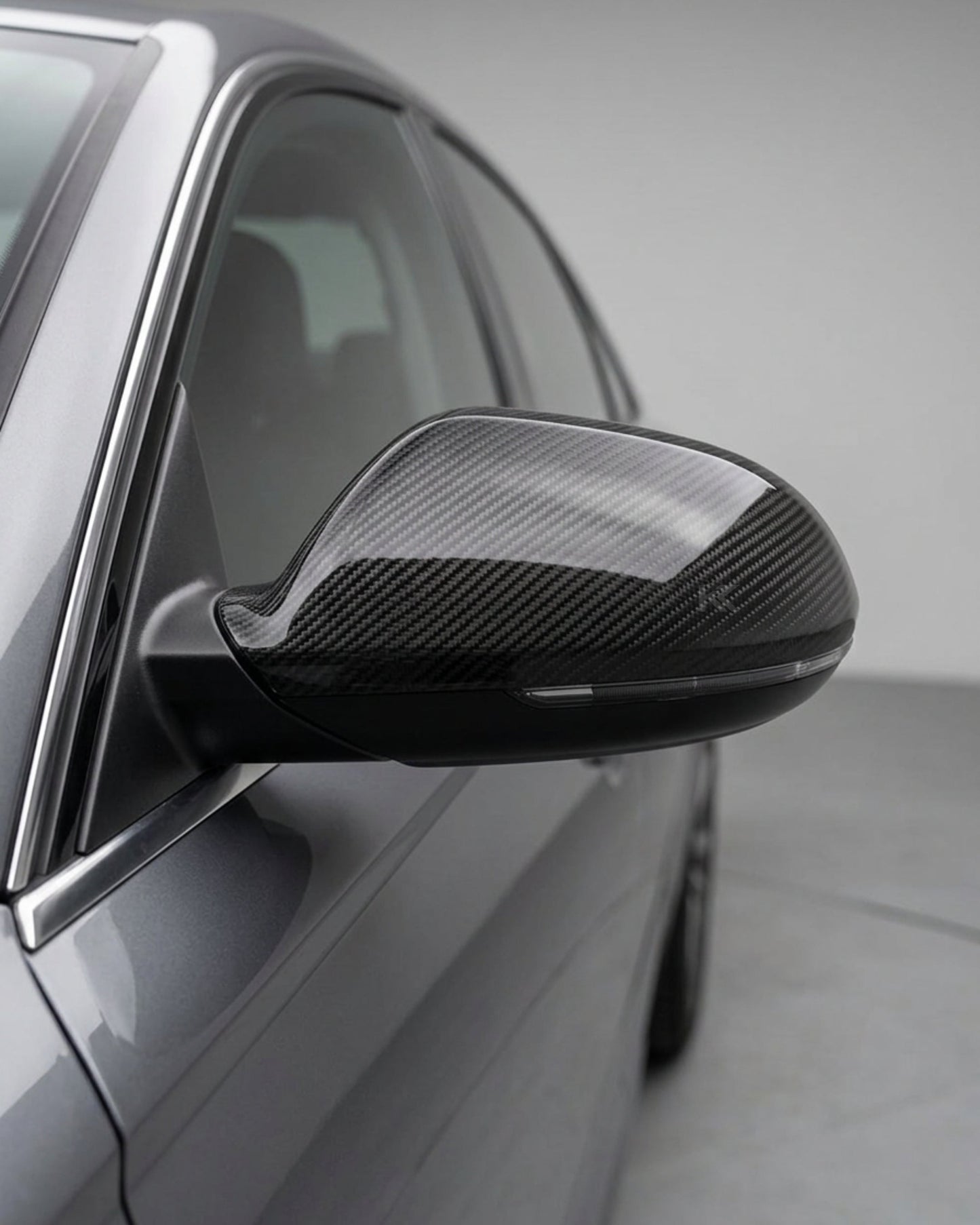 2011–2018 Audi A6 / S6 C7 4G Wing Mirror Cap Housings – Carbon Fiber