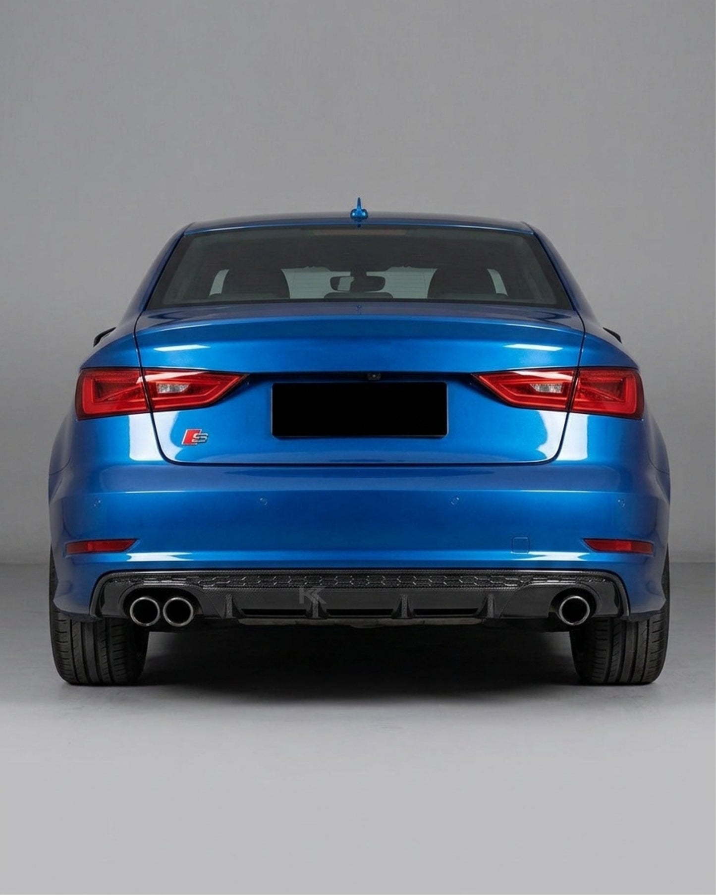 2015–2016 Audi A3 S-Line 8V Sedan Rear Bumper Diffuser Lip – Carbon Fiber
