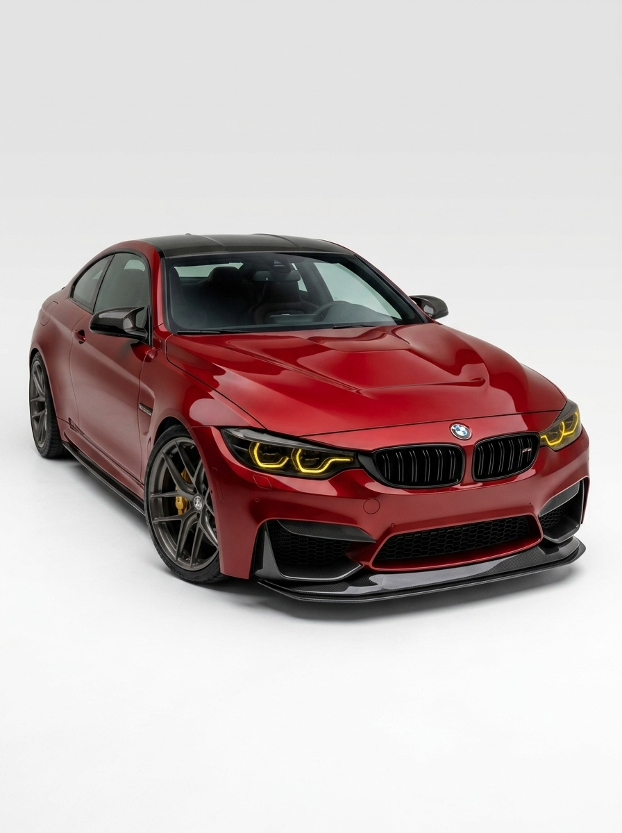 BMW 3 Series F80 M3 F82 F83 M4 GTS Style Carbon Fiber Front Lip (2015 - 2021)