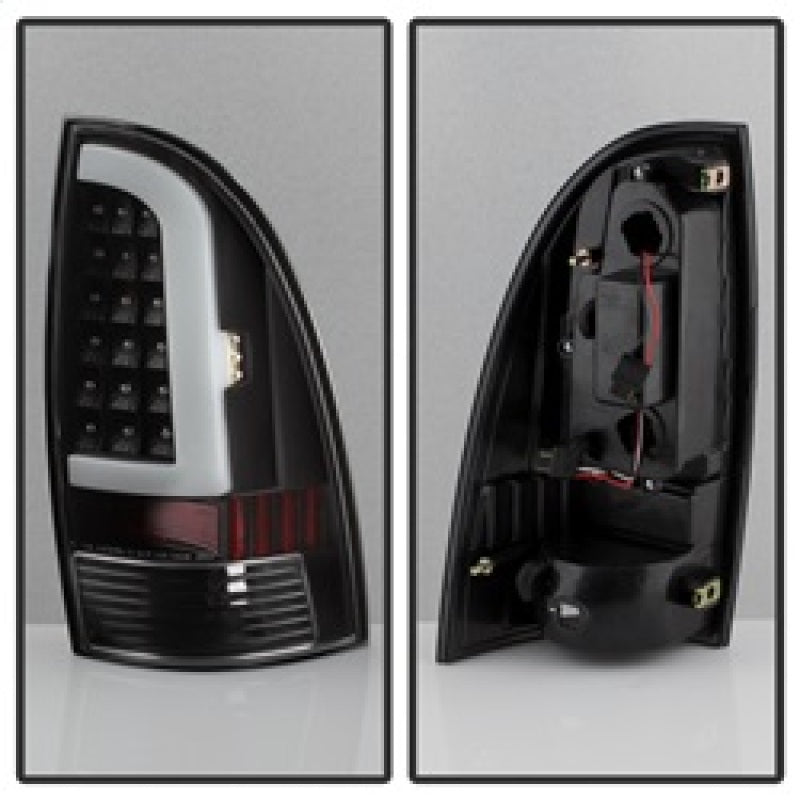 xTune Toyota Tacoma 05-15 Tail Lights - Light Bar LED - Black ALT-ON-TT05-LBLED-BK