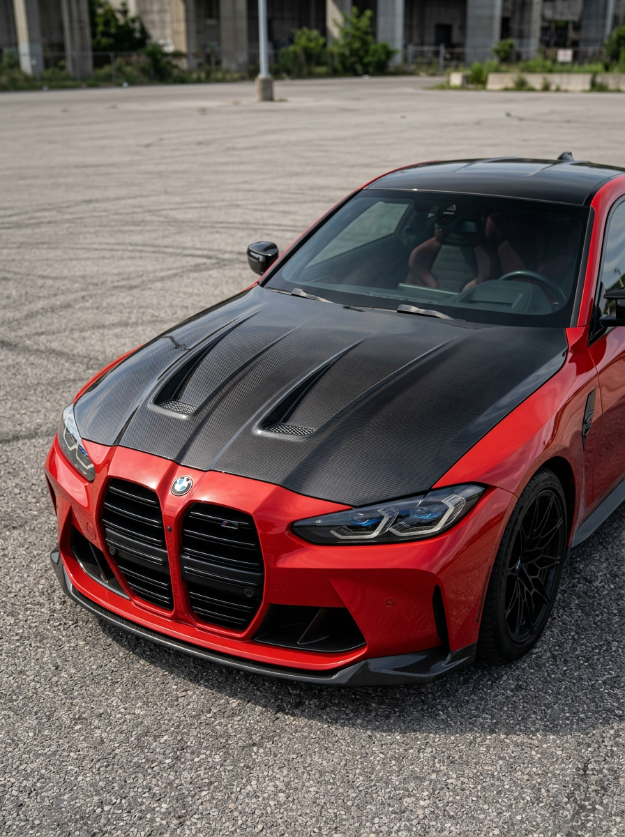 BMW 3 Series G80/G81 M3 & 4 Series G82/G83 M4 Carbon Fiber Front Hood (2019+)