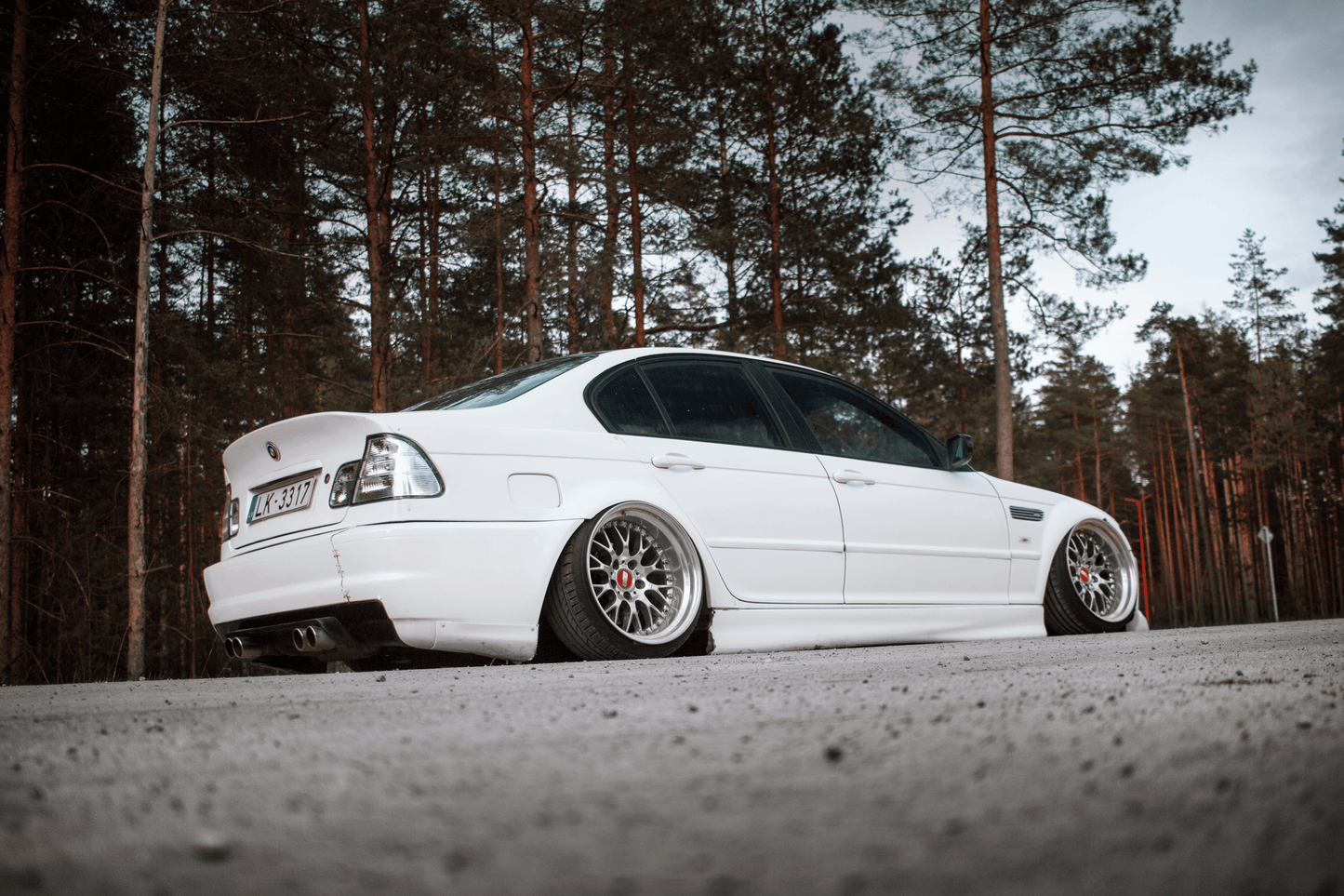 BMW 3-Series E46 Sedan Clear Tail Lights (1998-2006)