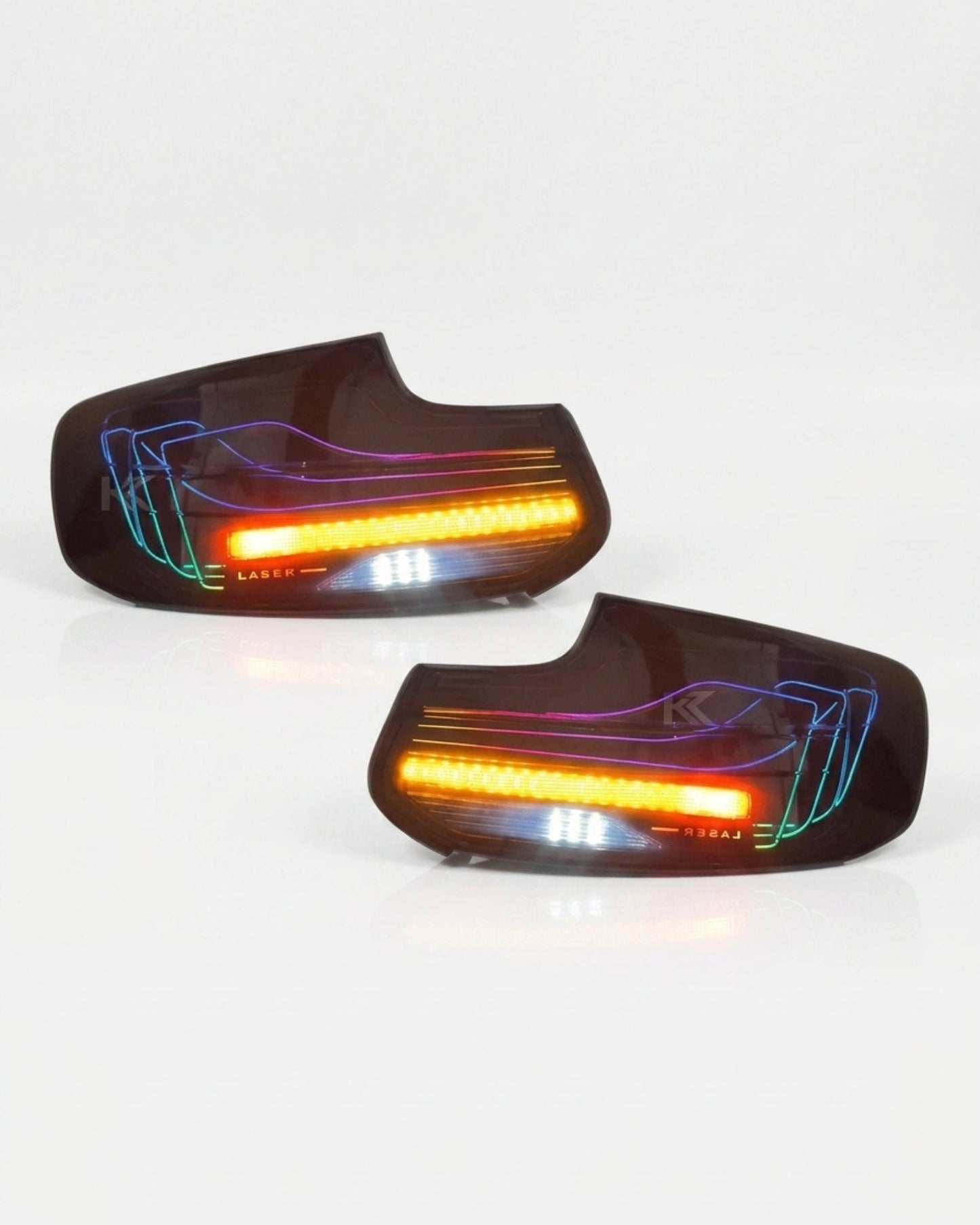 BMW 2 Series F22 / F87 CSL RGB Style LED Tail Light Assembly with Turn Signal 2014 - 2021 (Replaces 63211384009)