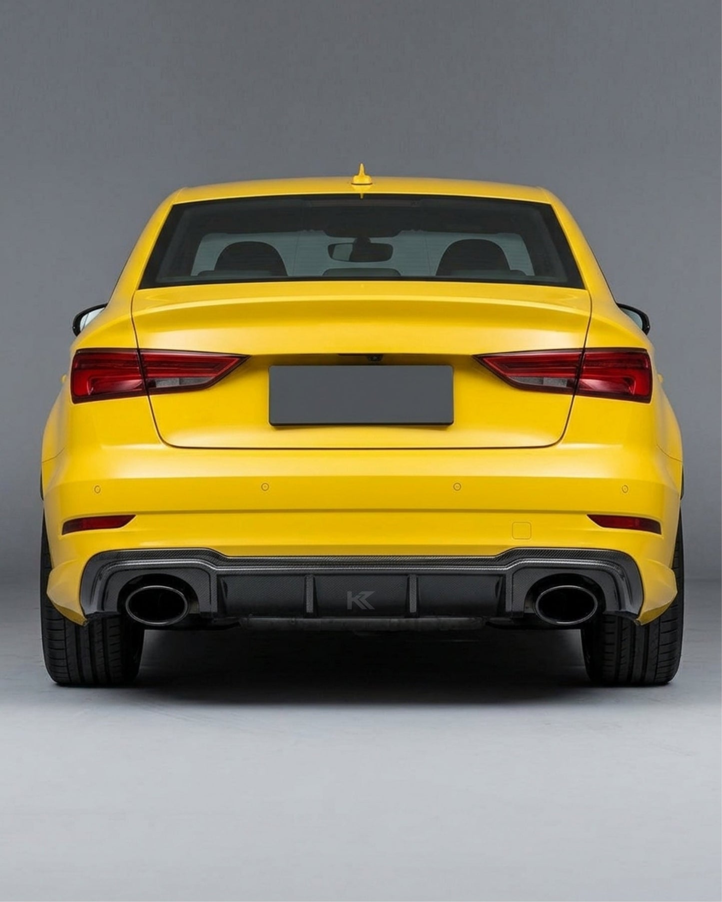 2017–2019 Audi RS3 8V Sedan Rear Bumper Diffuser Lip – Carbon Fiber