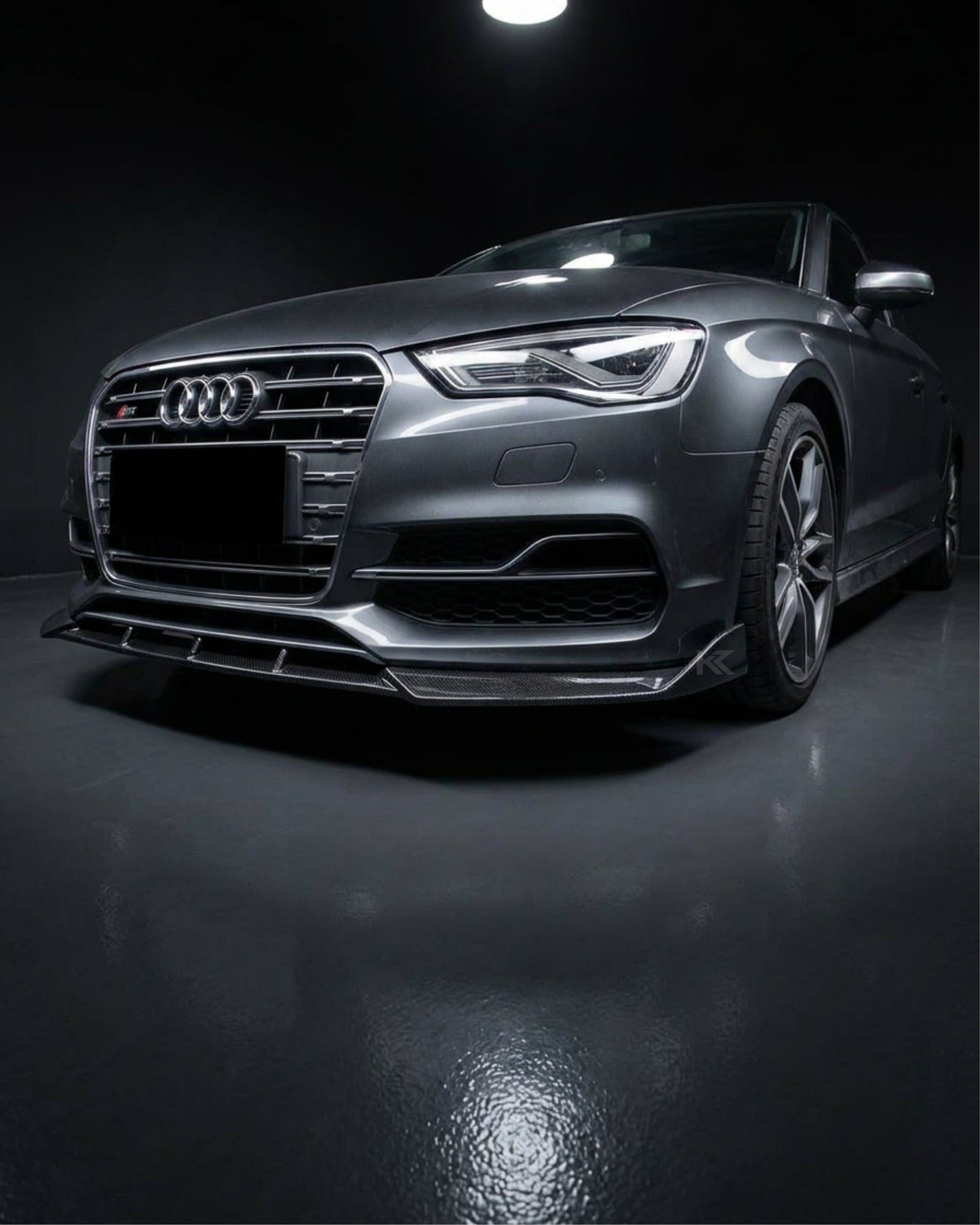 2014–2016 Audi A3 S-Line / S3 8V Sedan Front Bumper Splitter – Carbon Fiber