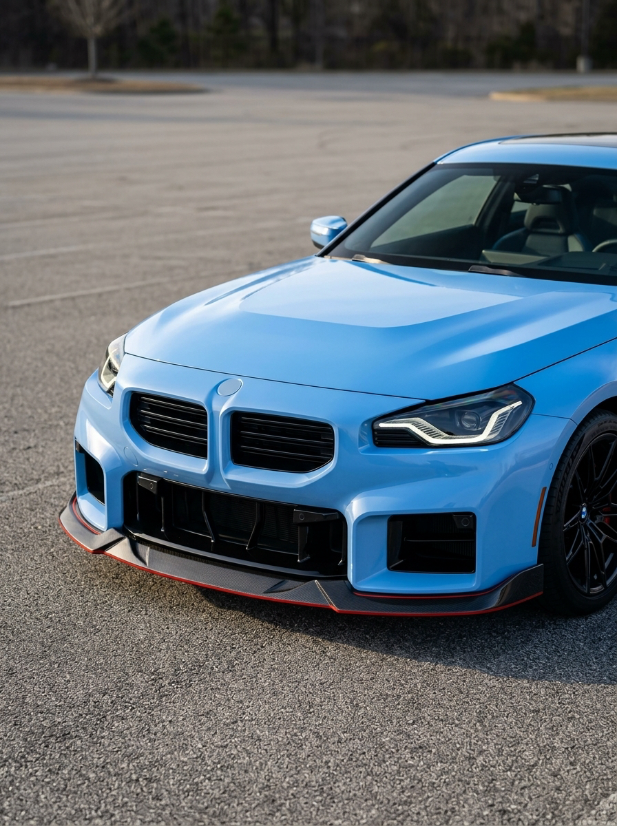 BMW 2 Series G87 M2 MHC Style Carbon Fiber Front Lip (2023+)