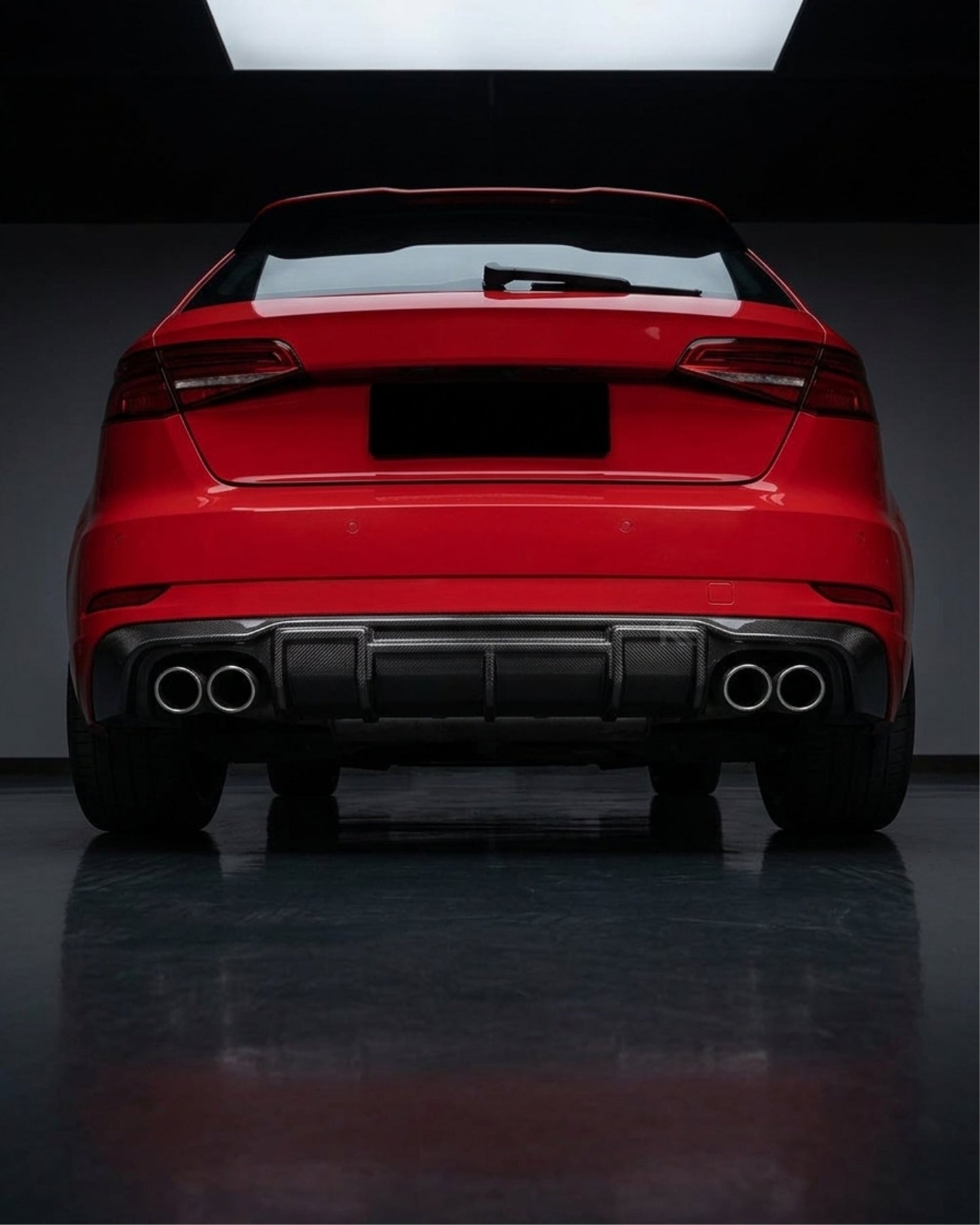 2013–2016 Audi A3 / S3 / RS3 8V Sportback Rear Bumper Diffuser – Carbon Fiber