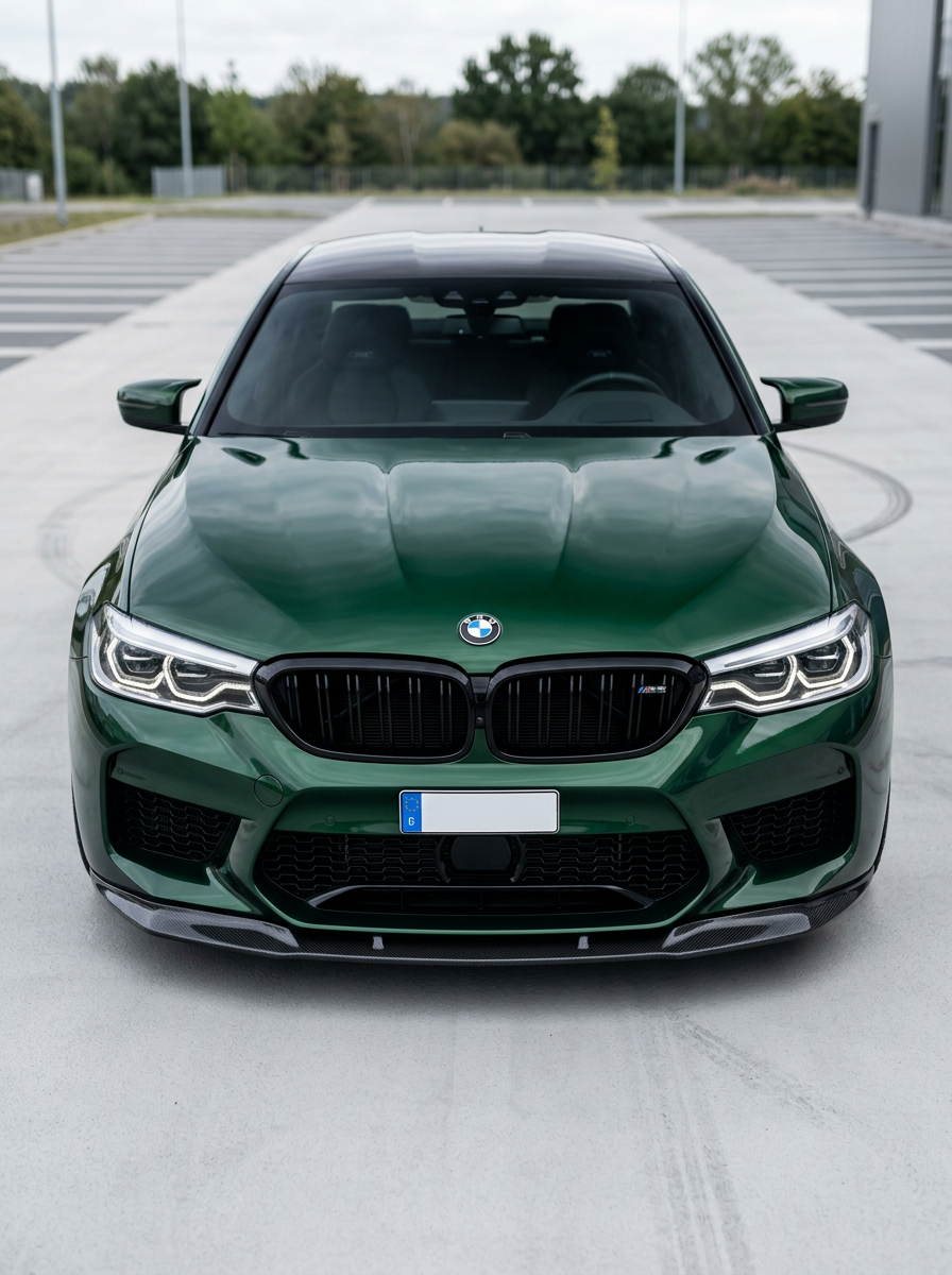 BMW 5 Series F90 M5 GTS Style Carbon Fiber Front Lip Splitter (2019 +)