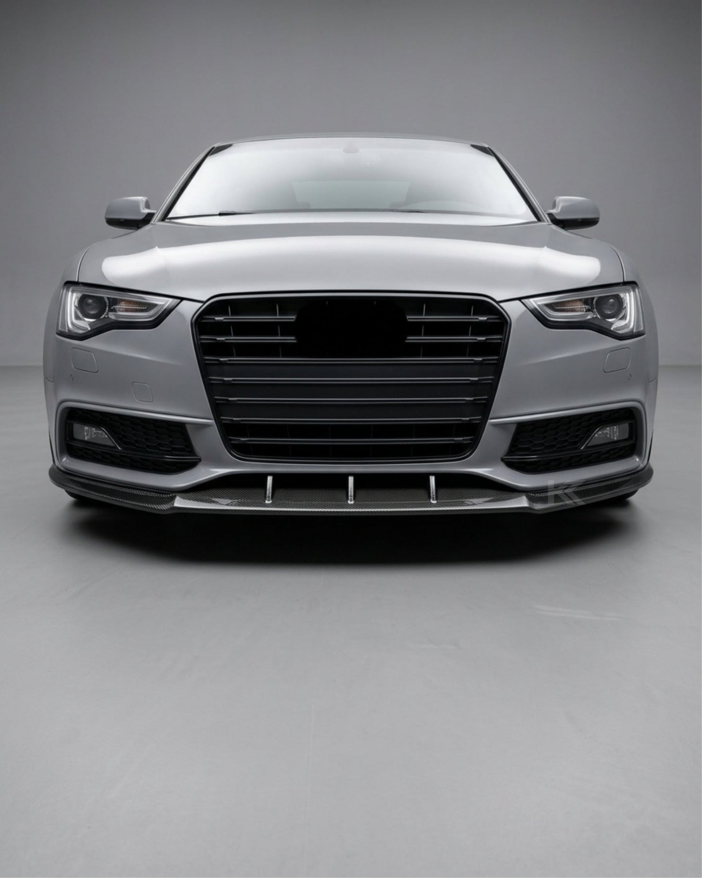 2012–2016 Audi S5 8T Facelift Coupe & Sportback Single Deck Front Bumper Lip – Carbon Fiber