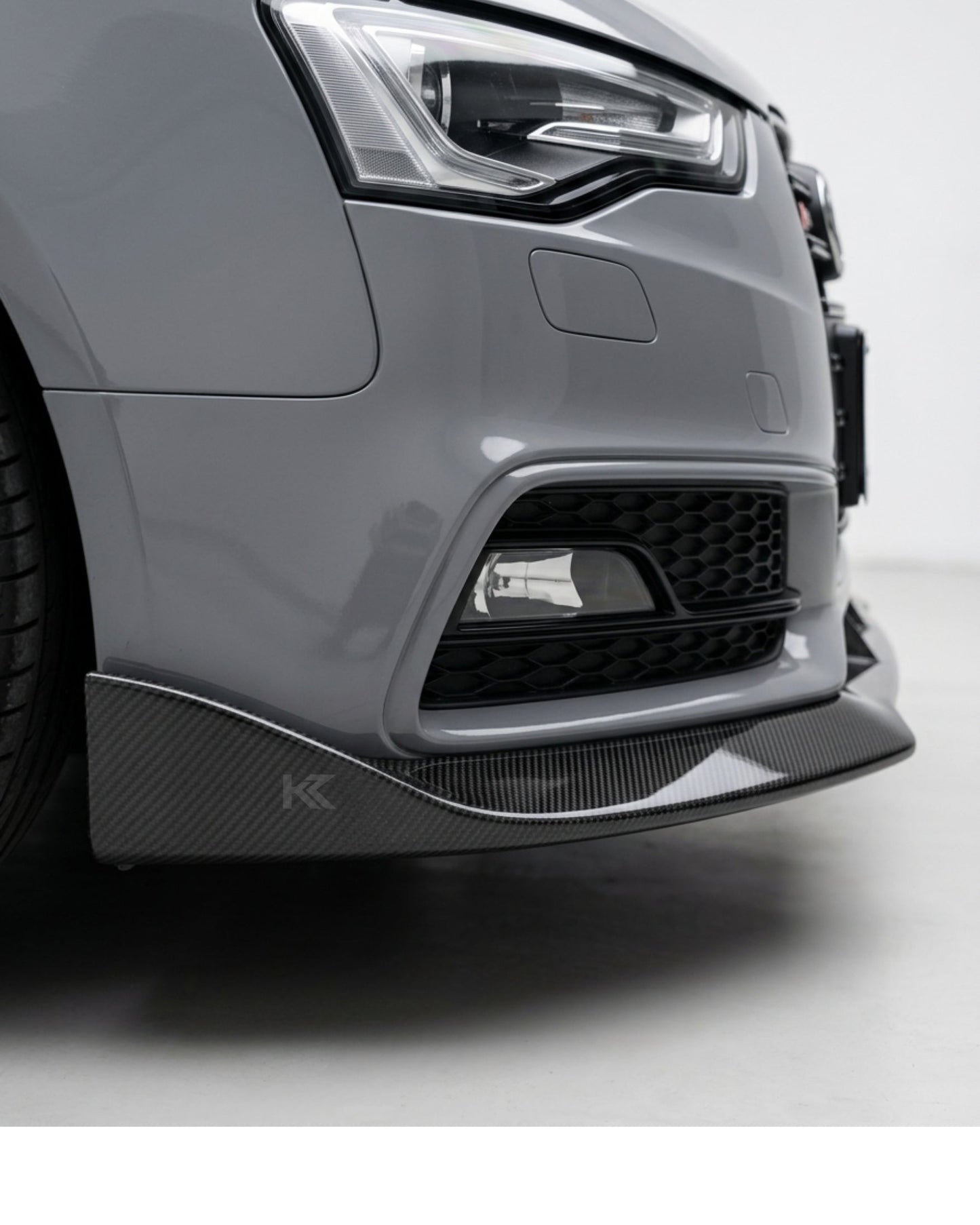 2012–2016 Audi A5 S-Line / S5 B8.5 Facelift Front Bumper Lip Splitter – Carbon Fiber