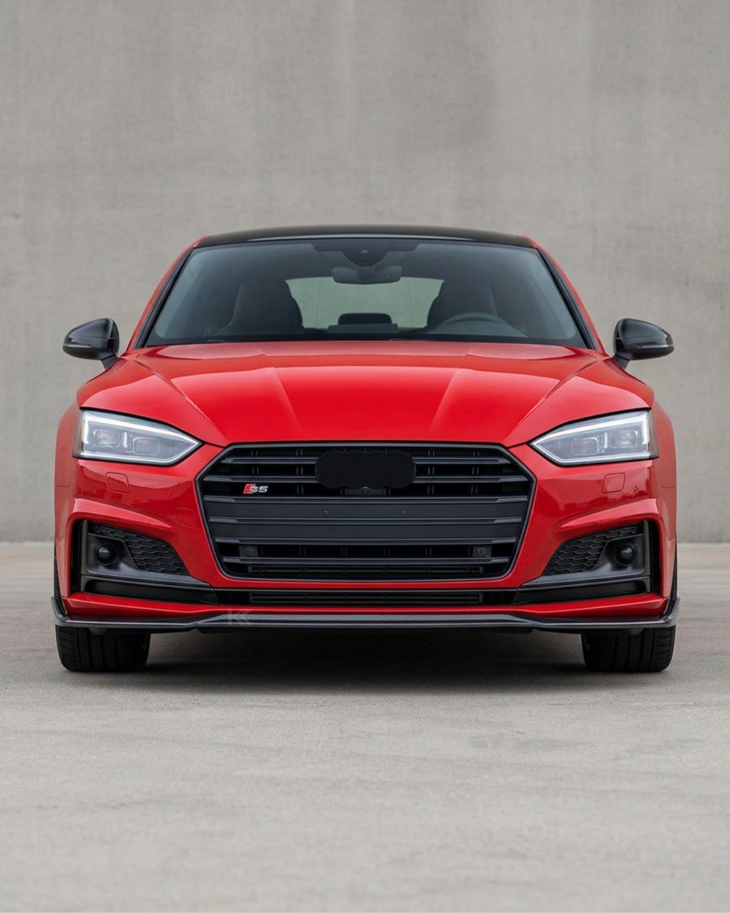 2017–2019 Audi A5 S-Line / S5 B9 Coupe & Sportback Front Lip Splitter – Carbon Fiber