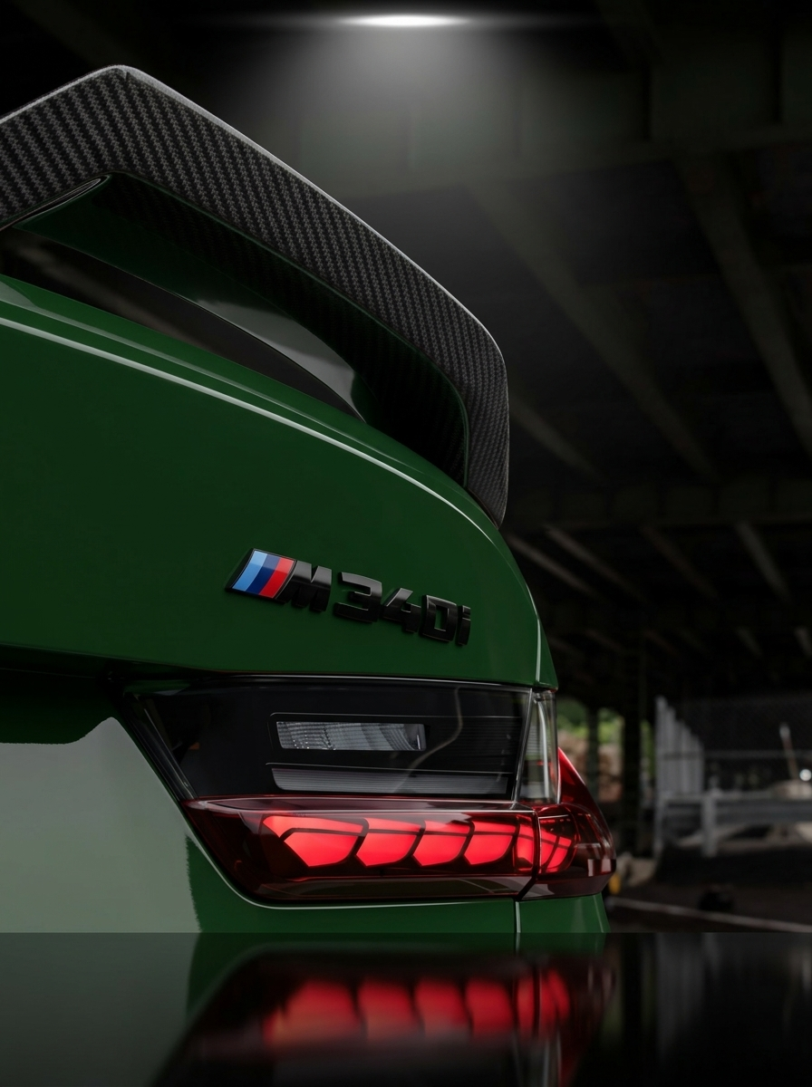 BMW 3 Series M3 G80 G20 M4 G82 G22 K2 Carbon Fiber Trunk Spoiler (2021 - 2023)