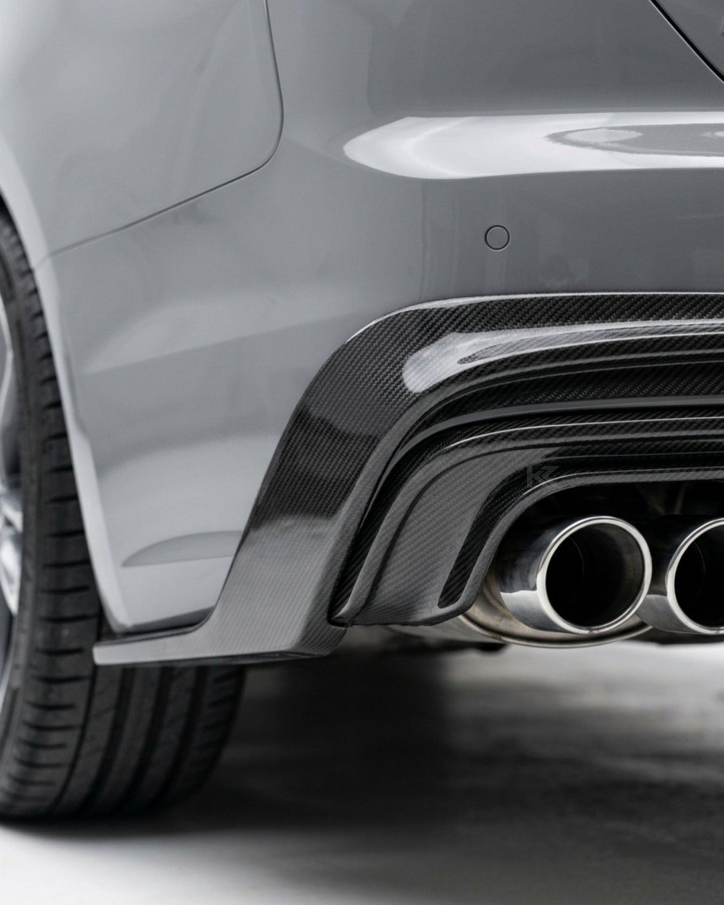2013–2016 Audi A5 / S5 8T Facelift Rear Bumper Diffuser – Carbon Fiber