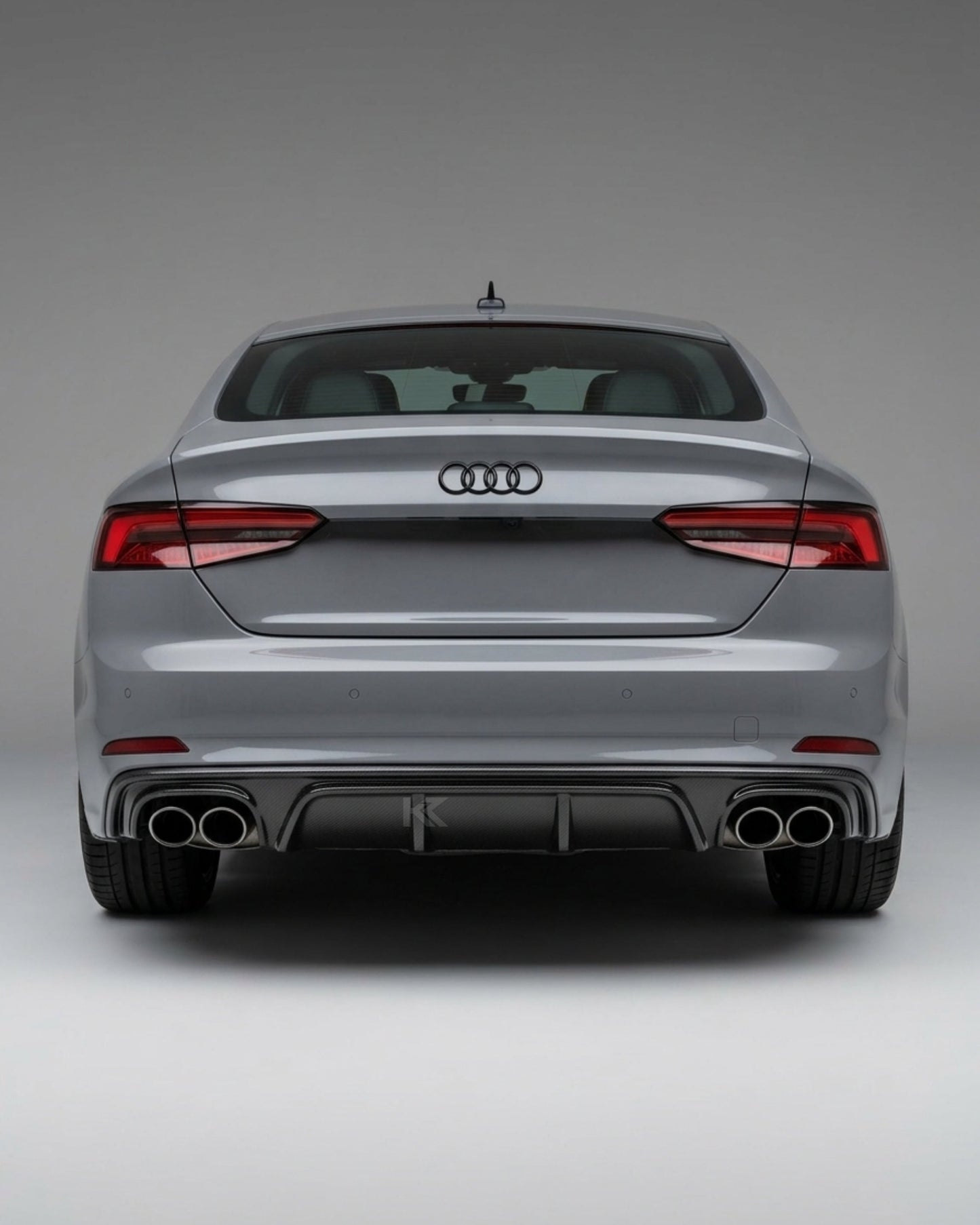 2017–2019 Audi A5 S-Line / S5 B9 Coupe & Sportback S5 Style Rear Bumper Diffuser – Carbon Fiber