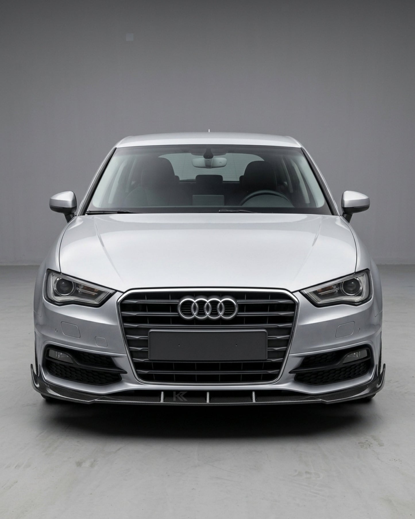 2014–2016 Audi A3 S-Line / S3 8V Hatchback Front Lip Splitter – Pre-Preg Dry Carbon Fiber