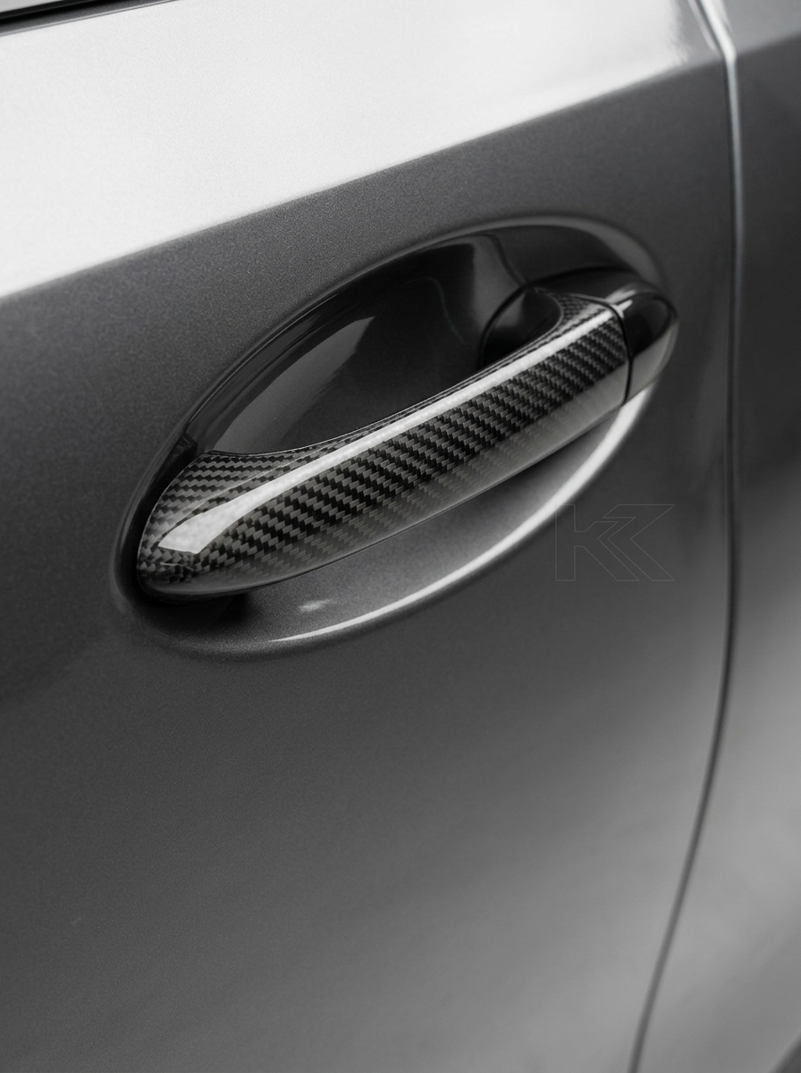 BMW 5 Series G30 F90 Carbon Fiber Door Handle Cover (2017+)