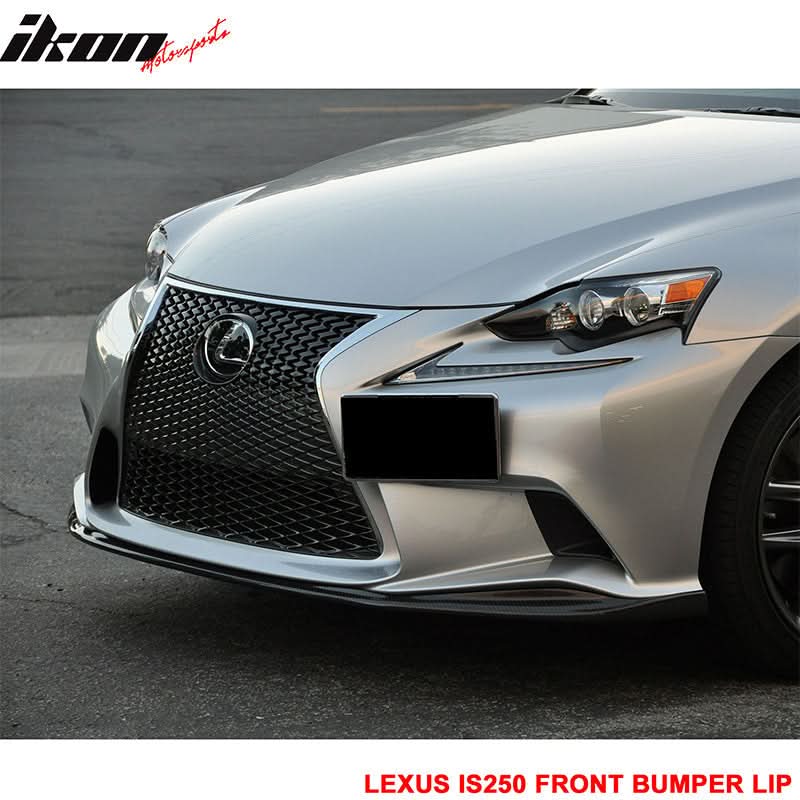 2014-2016 Lexus IS250 IS350 F-Sport SK Front Bumper Lip Carbon Fiber