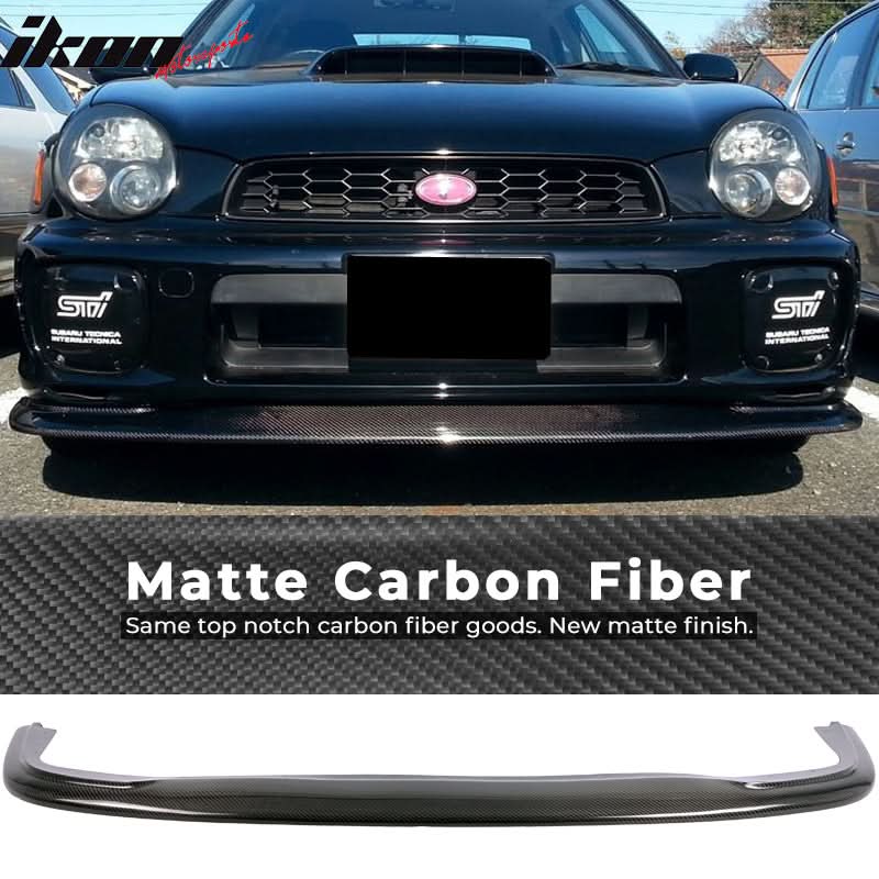 2001-2002 Subaru WRX STI DP Style Front Bumper Lip Carbon Fiber