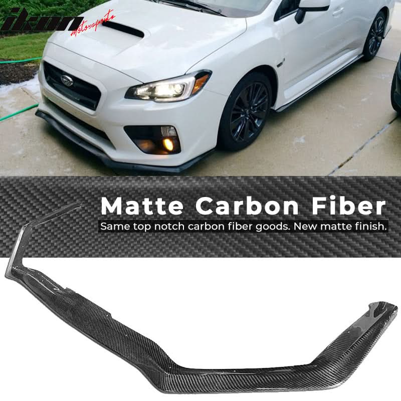 2015-2017 Subaru WRX STI HT Style Front Bumper Lip Carbon Fiber